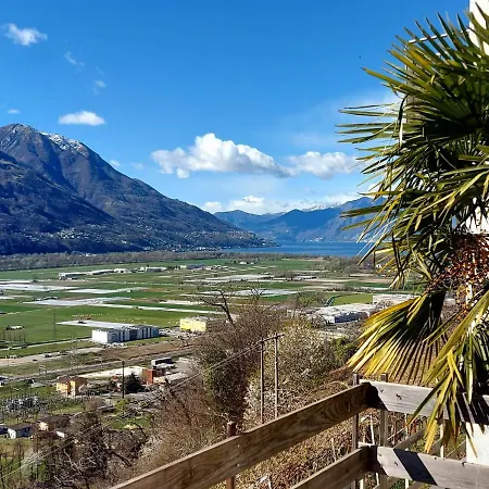 4-zi-wg Casa Sogno - Valle Mit Kamin. Alleinlage Im Rebberg! Agarone