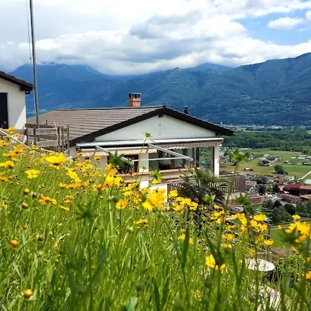 Apartment 4-zi-wg Casa Sogno - Valle Mit Kamin. Alleinlage Im Rebberg! *
