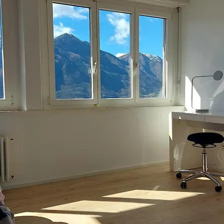 4-zi-wg Casa Sogno - Valle Mit Kamin. Alleinlage Im Rebberg! Agarone