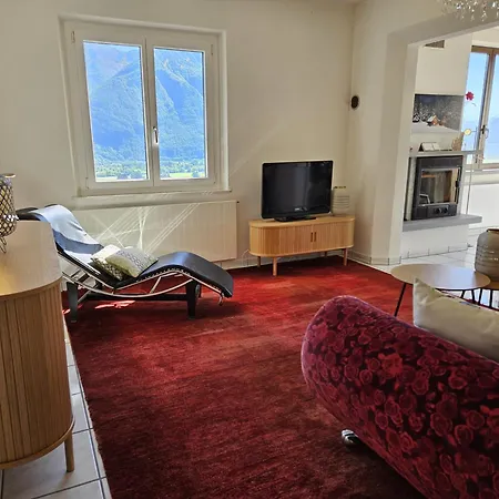 Apartman 4-zi-wg Casa Sogno - Valle Mit Kamin. Alleinlage Im Rebberg! Agarone