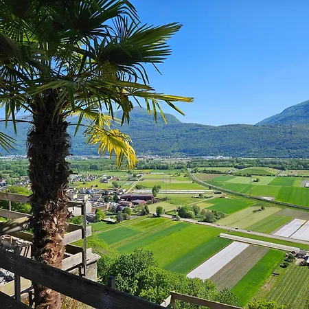 4-zi-wg Casa Sogno - Valle Mit Kamin. Alleinlage Im Rebberg! Apartman