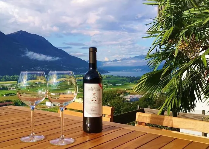 4-zi-wg Casa Sogno - Valle Mit Kamin. Alleinlage Im Rebberg! Apartman