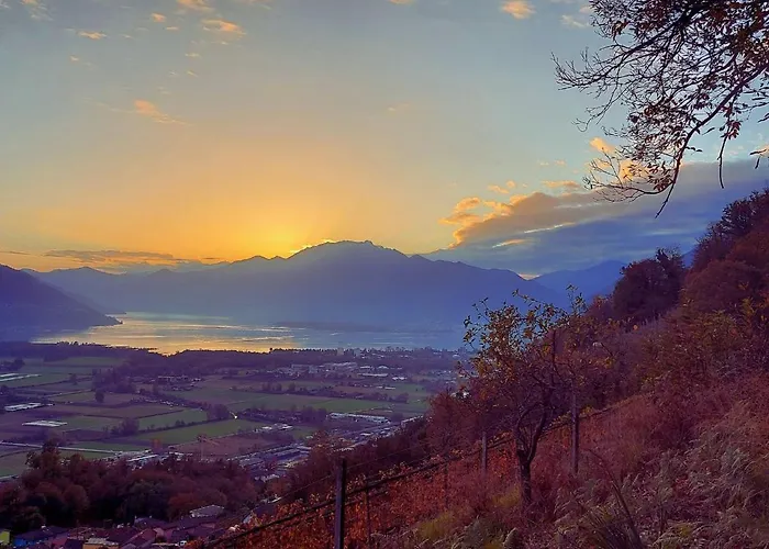 아파트 4-zi-wg Casa Sogno - Valle Mit Kamin. Alleinlage Im Rebberg!
