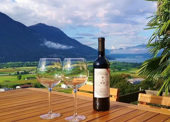 아파트 4-zi-wg Casa Sogno - Valle Mit Kamin. Alleinlage Im Rebberg! *