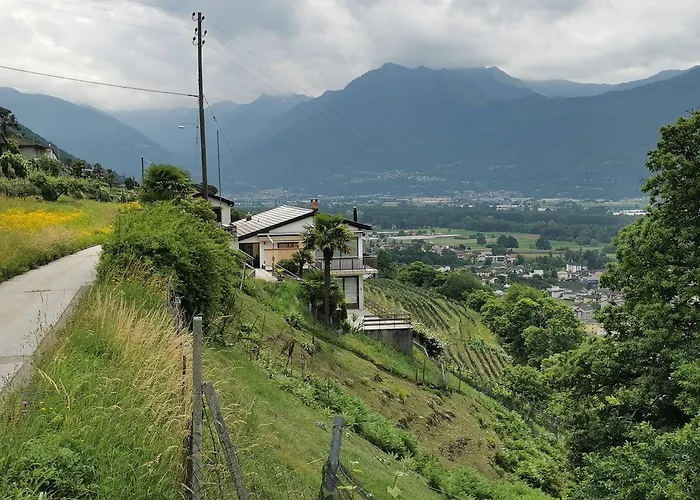 4-zi-wg Casa Sogno - Valle Mit Kamin. Alleinlage Im Rebberg! 아파트 *