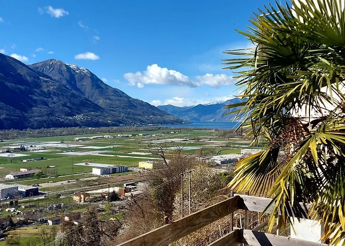 4-zi-wg Casa Sogno - Valle Mit Kamin. Alleinlage Im Rebberg! Agarone